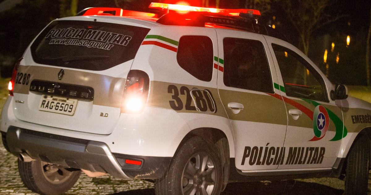Viatura da Polícia Militar de Santa Catarina